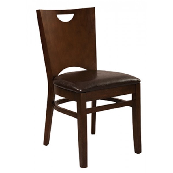Half Moon Wood Chair